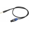 Cablu audio Speakon la Jack 6.3 Neutrik MSCN-8050/SW