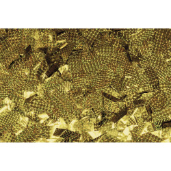 Rezerva confetti Showgear 55 x 55mm, ignifugat, fluturi aurii, 1 Kg