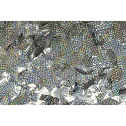 Rezerva confetti Showgear 55 x 17mm, ignifugat, laser argintiu, 1 Kg