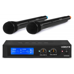 Set 2 microfoane wireless UHF Vonyx WM62
