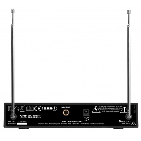 Set 2 microfoane wireless UHF Vonyx WM62