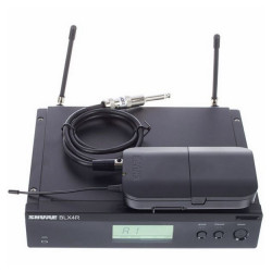 Set lavaliera wireless cu montare in rack pentru instrument Shure BLX14RE/B98