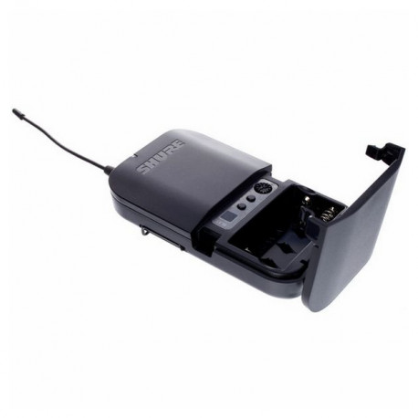 Set lavaliera wireless cu montare in rack pentru instrument Shure BLX14RE/B98