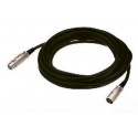 Cablu XLR la XLR Stage Line MEC-1500/SW