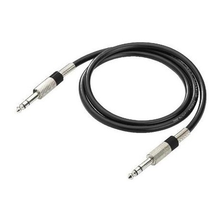 Cablu stereo Jack 6.3 la Jack 6.3 Stage Line MCC-102/SW