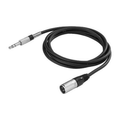 Cablu Jack 6.3 stereo la XLR tata Stage Line MEL-202/SW