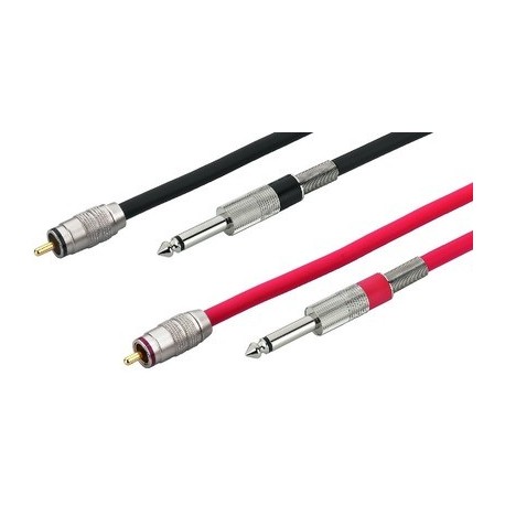 Pereche cabluri audio mono RCA la Jack 6.3 Stage Line MCA-156