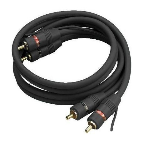 Cablu 2 RCA tata la 2 RCA tata Stage Line AC-080/SW