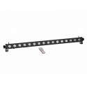 Bara LED 16 x 4 W RGBW cu telecomanda, Eurolite LED PIX-16 QCL Bar