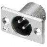 Conector XLR tata de sasiu, Neutrik NC-3MP