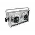 Audience blinder argintiu, Eurolite Audience Blinder 2xPAR-36 DMX sil