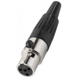 Conector mini XLR mama 4 pini Stage Line XLR-407/J