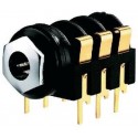 Conector Jack 6.3 stereo de panou Stage Line MZT-223G