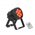 Proiector cu LED 7 x QCL CRMX RGBW, cu baterie, Eurolite AKKU IP PAR 7 QCL CRMX MK2