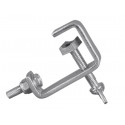 Clamp argintiu pentru tub de 25 mm, 20 Kg/max, Eurolite TH-25 SIL