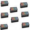 Pachet 8x Proiector de exterior Showtec Helix S5000 Q4