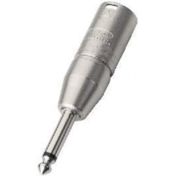 Adaptor Jack 6.3 tata mono la XLR-tata Neutrik NA2MP