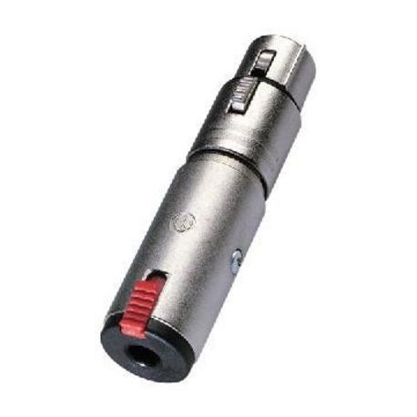 Adapters XLR/6.3 mm stereo inline jack Neutrik NA3FJ