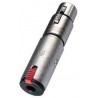 Adapters XLR/6.3 mm stereo inline jack Neutrik NA3FJ