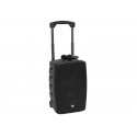 Sistem PA mobil cu acumulator, BT si 2 microfoane wireless, Omnitronic WAMS-12BT2