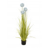Iarba artificiala albastra Allium, 120 cm, EuroPalms 82600168