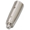Adaptor XLR tata - RCA mama Monacor NTA-114