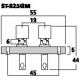 Panou conectori boxa Stage Line ST-925GM