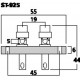 Panou conectori boxa Stage Line ST-925