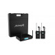 Set 2 lavaliere wireless UHF Audibax AWM 202 Black