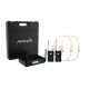 Set 2 lavaliere headset wireless UHF Audibax AWM 203