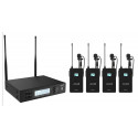 Set 4 lavaliere wireless UHF Audibax AWM 402