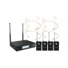 Set 4 lavaliere headset wireless UHF Audibax AWM 403