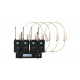 Set 4 lavaliere headset wireless UHF Audibax AWM 403