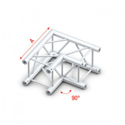 Grinda colt Showtec Corner 90° Pro-30 Square F Truss