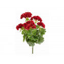 Geranium artificial rosu, 42 cm, EuroPalms 82600112
