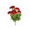 Geranium artificial rosu, 42 cm, EuroPalms 82600112