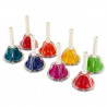 Set 8 clopotei Rainbow Handbells TRHB-8