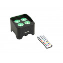 Mini proiector uplight cu LED RGBW si baterie, Eurolite ACKU Mini UP-4 QCL Spot MK2 
