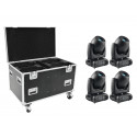 Set 4x DMH-160 MK2 + flightcase cu roti, FutureLight 20000942