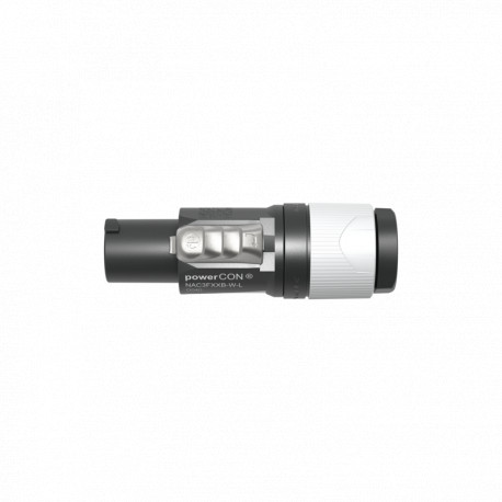 Conector Powercon Neutrik NAC3FXXB-W-L