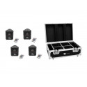 Set 4x AKKU TL-3 TCL QuickDMX + Case with charging function Eurolite