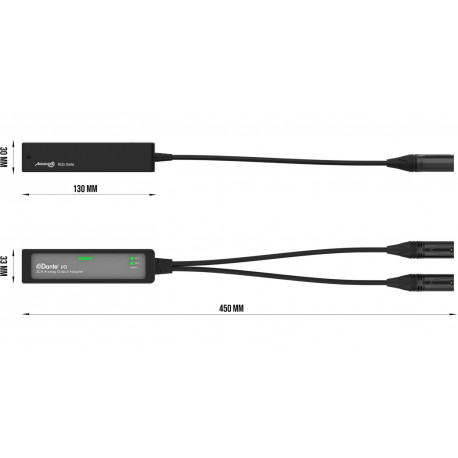 Adaptor Dante 2 in/2 out Audibax R22o Dante