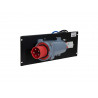 Modul distribuitor de putere pentru rack, Eurolite PDM 4U-63A 5pin RCD