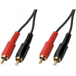 Cablu 2 RCA tata la 2 RCA Stage Line AC-050G