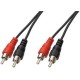 Cablu 2 RCA tata la 2 RCA tata Stage Line AC-050