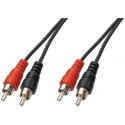 Cablu 2 RCA tata la 2 RCA tata Stage Line AC-050