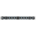 Convertor 8x XLR tata cu 3 pini la 2x RJ45 mama Showgear DS-24M/3 DMX Rack Split