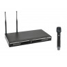 Set microfon wireless cu 2 canale UHF 522-554 MHz, Relacart UR-260D