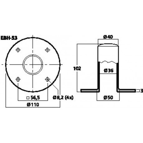 Suport boxe Stage Line EBH-53