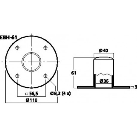 Suport boxe Stage Line EBH-61